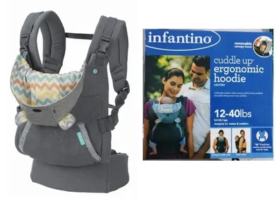 Infantino Cuddle Up Adjustable Ergonomic Baby Carrier